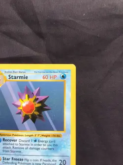 Pokemon Cards: Base Set 1st Edition Common: Starmie 64/102 - Image 3