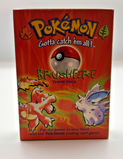 Pokemon Cards - Brushfire Theme Deck - Opened Complete - Base Set - Nineties - Image 2