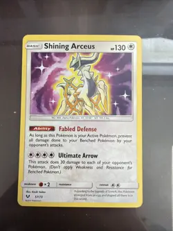 Pokemon TCG Shining Arceus Shining Legends Holo Rare Card 57/73 - Image 1