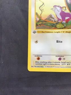 Pokemon Cards: Base Set 1st Edition Common: Rattata 61/102 - Image 5