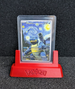 Blastoise with The Starry Night - Van Gogh Edition - Fanmade / Proxy Card Turtok - Image 1