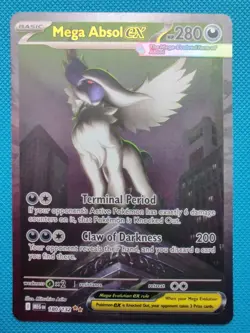 Mega Absol ex 180/132 Mega Evolutions English Pokemon Card - Image 1