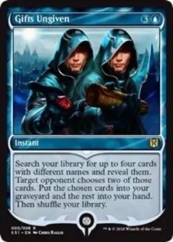 1x Gifts Ungiven Light Play, English Signature Spellbook MTG Magic - Image 1