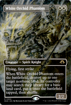 White Orchid Phantom (Borderless) - Modern Horizons 3 - Image 1