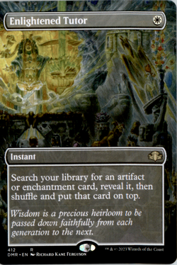 Enlightened Tutor (Borderless) - Dominaria Remastered - Image 1