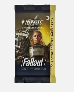 Fallout - MTG - Collector Booster Sample Pack - 4 Sealed Packs - Image 1