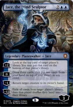 Jace, the Mind Sculptor (Borderless) Commander: Bloomburrow BLC Normal NM - Image 1