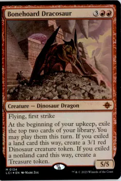 Bonehoard Dracosaur The Lost Caverns of Ixalan LCI Foil NM - Image 1