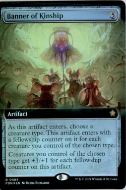 Banner of Kinship (Extended Art) Foundations FDN Foil NM - Image 1