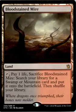 Bloodstained Mire Khans of Tarkir KTK Normal NM - Image 1
