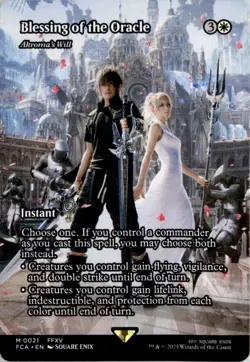 Blessing of the Oracle - Akroma's Will (Showcase) FINAL FANTASY: FCA Normal NM - Image 1