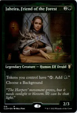 Jaheira, Friend of the Forest (Foil Etched) Battle for Baldur's Gate CLB Foil NM - Image 1