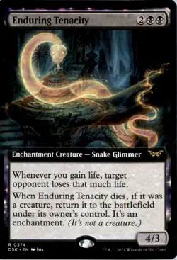 Enduring Tenacity (Extended Art) Duskmourn: House of Horror DSK Normal NM - Image 1