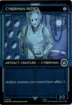 Cyberman Patrol (Showcase) Universes Beyond: Doctor Who WHO Foil NM - Image 1