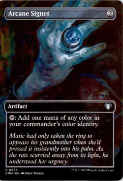 Arcane Signet (Borderless) Commander Masters CMM Normal NM - Image 1