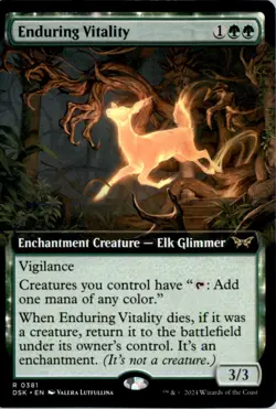 Enduring Vitality (Extended Art) Duskmourn: House of Horror DSK Normal NM - Image 1