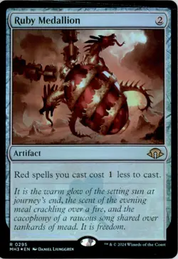 Ruby Medallion Modern Horizons 3 MH3 Foil NM - Image 1