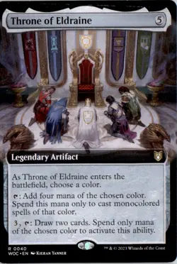Throne of Eldraine (Extended Art) Commander: Wilds of Eldraine WOC Normal NM - Image 1