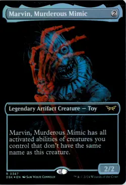 Marvin, Murderous Mimic (Showcase) Duskmourn: House of Horror DSK Foil NM - Image 1