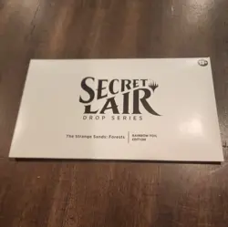 MTG Secret Lair Drop (SLD): The Strange Sands: Forests - Foil Edition Sealed - Image 1