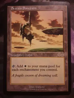 Serra's Sanctum Urza's Saga, MP(Moderately Played) - Image 1