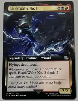 MTG Final Fantasy Black Waltz No. 3 Legendary Creature UNCOMMON REGULAR #0478 - Image 1