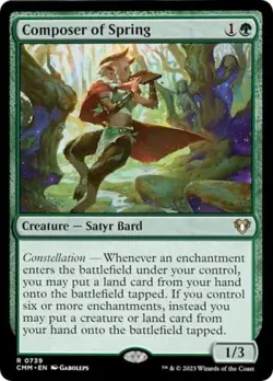 Composer of Spring - Near Mint MTG Commander Masters - Image 1