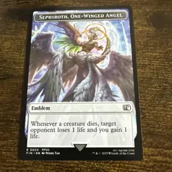 Emblem - Sephiroth, One-Winged Angel Robot Warrior Double-Sided Token Final... - Image 1