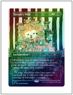 1x Nature's Will, Foil, Secret Lair, Magic, MTG NM - Image 1