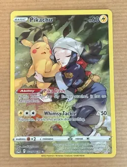 Pokemon - PIKACHU - TG05/TG30 - LOST ORIGIN - Trainer Gallery - Near Mint/Mint - Image 1