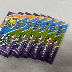 Play Pokemon Prize Pack Series 7 Booster Packs New lot of 6 - Image 1