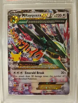 Pokemon M RAYQUAZA EX 2015 XY #76 CELEBRATIONS GRADED PSA GEM MINT 10 - Image 2