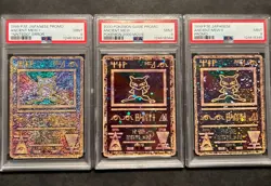 Pokemon Ancient Mew I Error, Ancient Mew II & 2000 Promo PSA 9 - Sequential Set! - Image 1