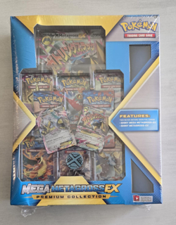 Pokemon XY Shiny Mega Metagross EX Premium Collection 2014 w/ 8 boosters + more! - Image 1