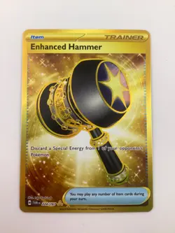 Pokemon TCG Enhanced Hammer 224/167 Twilight Masquerade Gold Hyper Rare MINT - Image 1