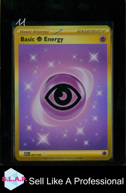 BASIC PSYCHIC ENERGY POKEMON 2023 ENGLISH MEW 207/165 - Image 1