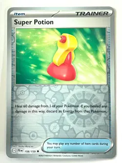Super Potion 158/159 Reverse Holo Journey Together - Pokemon TCG - Near Mint NM - Image 1