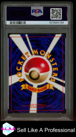 BILL TRAINER-NO RARITY SYMBOL POKEMON JAPANESE BASIC 1996 PSA 9 - Image 2