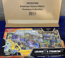 New +Sealed Pokemon TCG Lucario V & Tyranitar V Heavy Hitters Premium Collection - Image 1