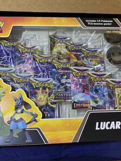 New +Sealed Pokemon TCG Lucario V & Tyranitar V Heavy Hitters Premium Collection - Image 5