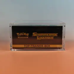 POKEMON SCHIMMERNDE LEGENDEN TOP TRAINER BOX 2017 GERMAN OVP SEALED - Image 5