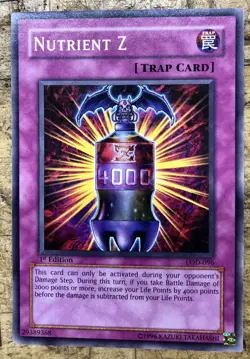 1x Nutrient Z MINT 1st Edition LOD-096 Legacy of Darkness Yugioh - Image 1