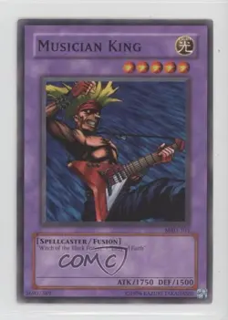 Musician King Unlimited YuGiOh Metal Raiders #MRD-103 2002 - Image 1