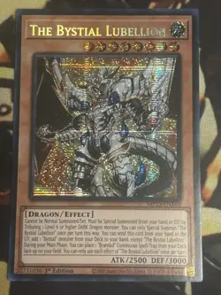 Yugioh: The Bystial Lubellion - MP23-EN160 Prismatic Secret Rare 1st Edition NM - Image 1