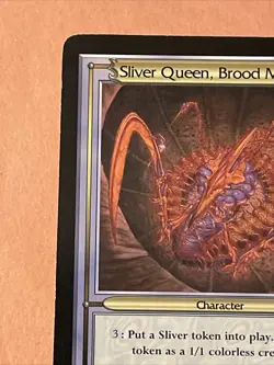 Magic The Gathering Sliver Queen, Brood Mother oversized promo card 1998 EX - Image 2