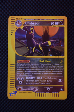 Umbreon 41/147 Aquapolis Reverse Holo Rare Pokemon Card - Image 1