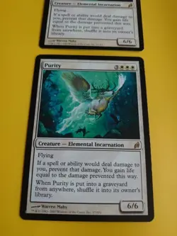 Purity x2 Creature Elemental Incarnation MTG 2 Card. Lorwyn. - Image 3