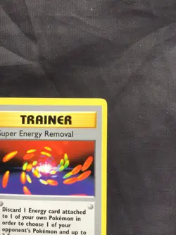 Pokemon Cards: Base Set Shadowless Rare: Super Energy Removal 79/102 - Image 3