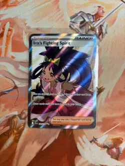 Pokemon TCG Journey Together Iris's Fighting Spirit Card 180/159 NM Condition - Image 1