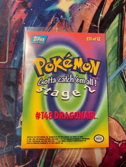 Pokemon Card - Dragonair #E11 - Pokemon Topps - Blue Logo NM - Image 2